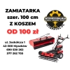 Zamiatarka, szerokość 100 cm z koszem do twardych powierzchni